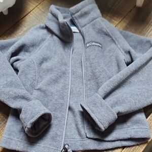 Columbia Charcoal Full-Zip Fleece Jacket